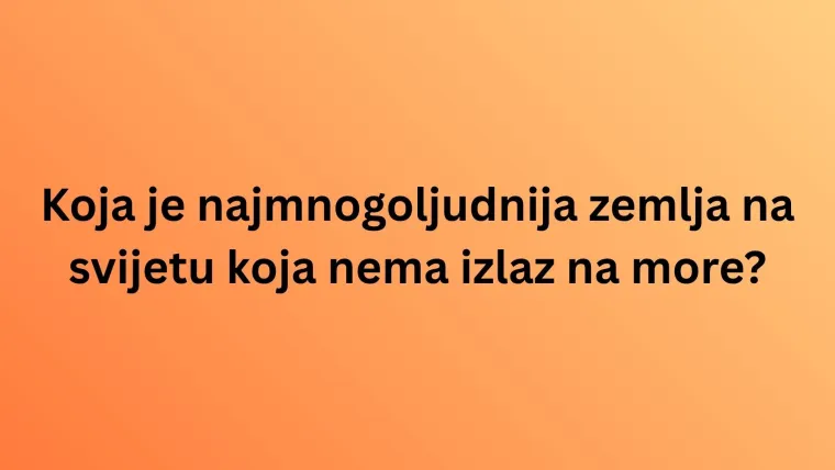 Koliko točnih odgovora može&scaron; imati na kvizu o stanovni&scaron;tvu svijeta? Pazi jer su pitanja te&scaron;ka