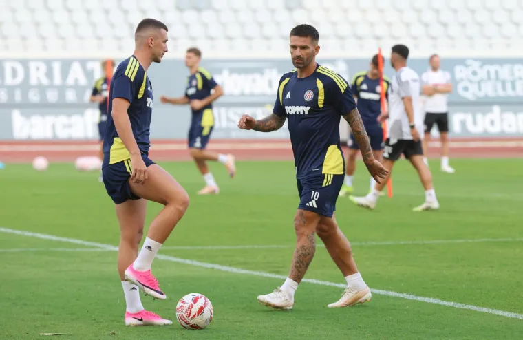 Hajduk odradio trening pred Žilinu, a Livaja i Garcia ukrali su pozornost ovim izrazima lica