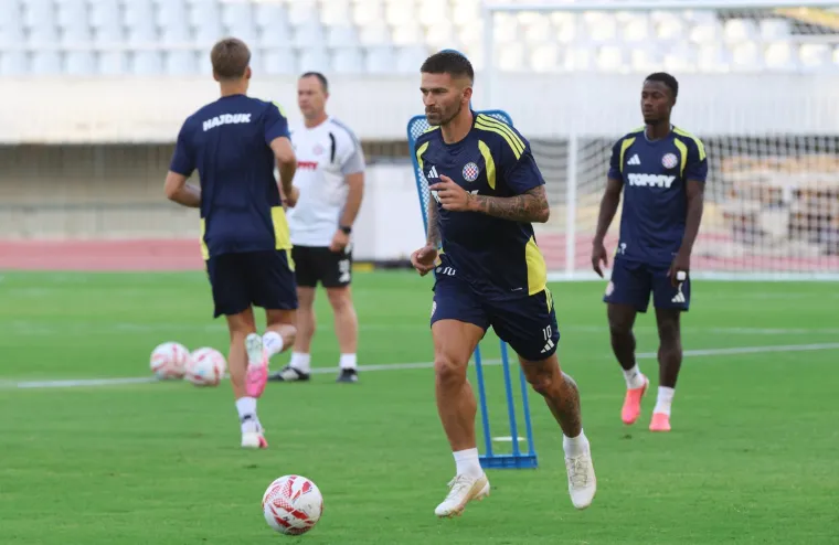 Hajduk odradio trening pred Žilinu, a Livaja i Garcia ukrali su pozornost ovim izrazima lica