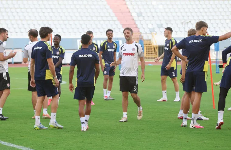 Hajduk odradio trening pred Žilinu, a Livaja i Garcia ukrali su pozornost ovim izrazima lica