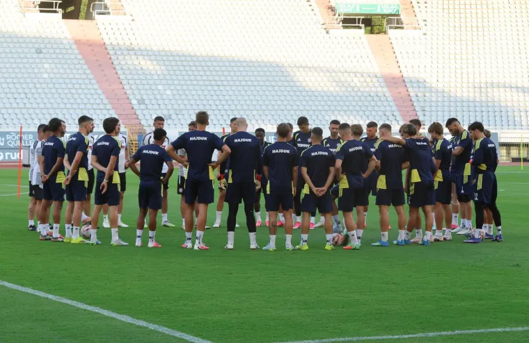 Hajduk odradio trening pred Žilinu, a Livaja i Garcia ukrali su pozornost ovim izrazima lica