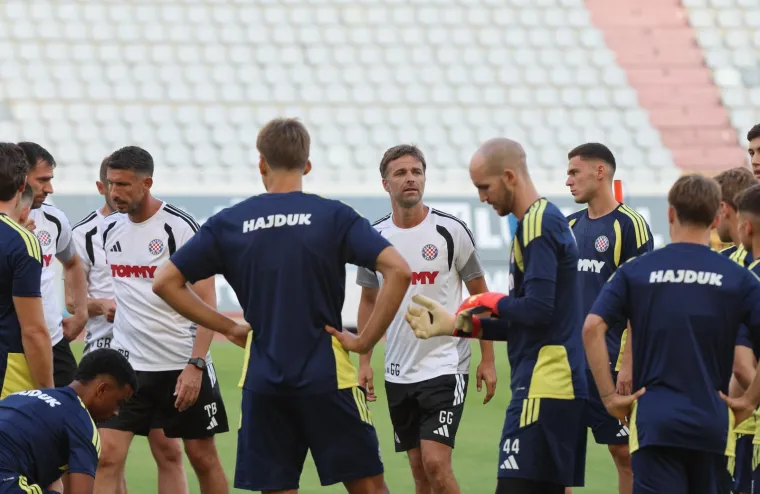 Hajduk odradio trening pred Žilinu, a Livaja i Garcia ukrali su pozornost ovim izrazima lica