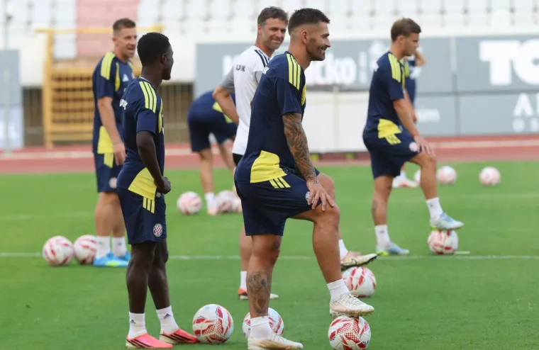 Hajduk odradio trening pred Žilinu, a Livaja i Garcia ukrali su pozornost ovim izrazima lica