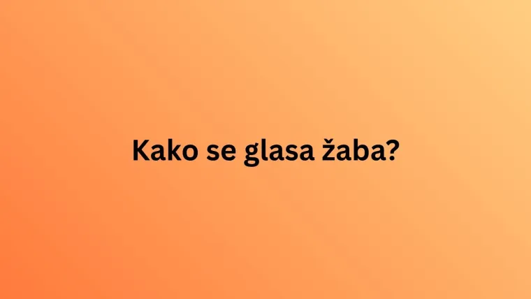 Kako se naziva glasanje ovih životinja? Iako izgleda lako, rijetki imaju sve točno na kvizu