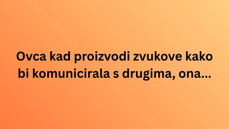 Kako se naziva glasanje ovih životinja? Iako izgleda lako, rijetki imaju sve točno na kvizu