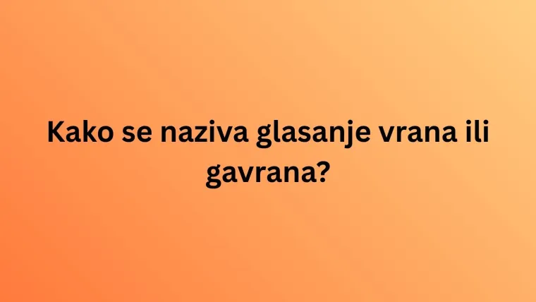 Kako se naziva glasanje ovih životinja? Iako izgleda lako, rijetki imaju sve točno na kvizu