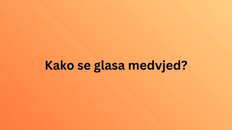 Kako se naziva glasanje ovih životinja? Iako izgleda lako, rijetki imaju sve točno na kvizu