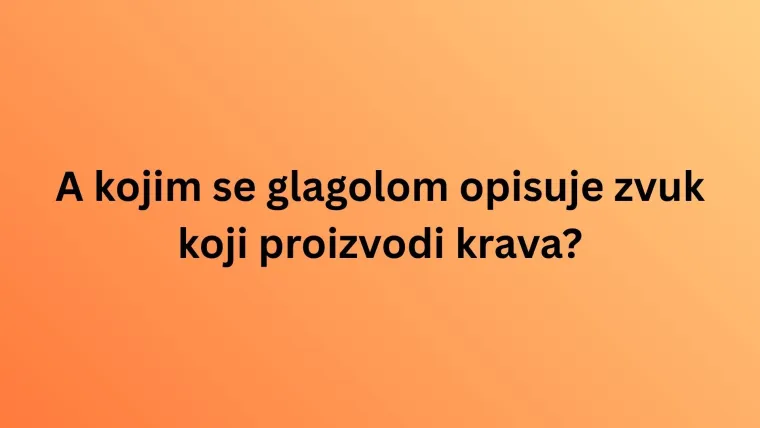 Kako se naziva glasanje ovih životinja? Iako izgleda lako, rijetki imaju sve točno na kvizu