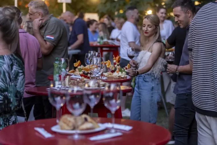 Vina i umjetnost privukli mnoge u Osijek: Pažnju su uzimale ljepotice!