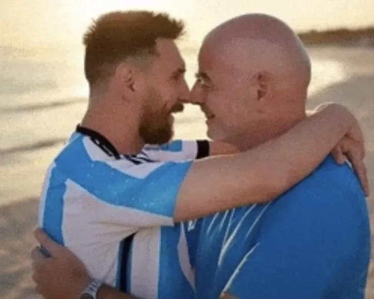 Jesu li Messi i Infantino najljep&scaron;i ljubavni par Svjetskog? Ekipa ih re&scaron;eta urnebesnim memovima