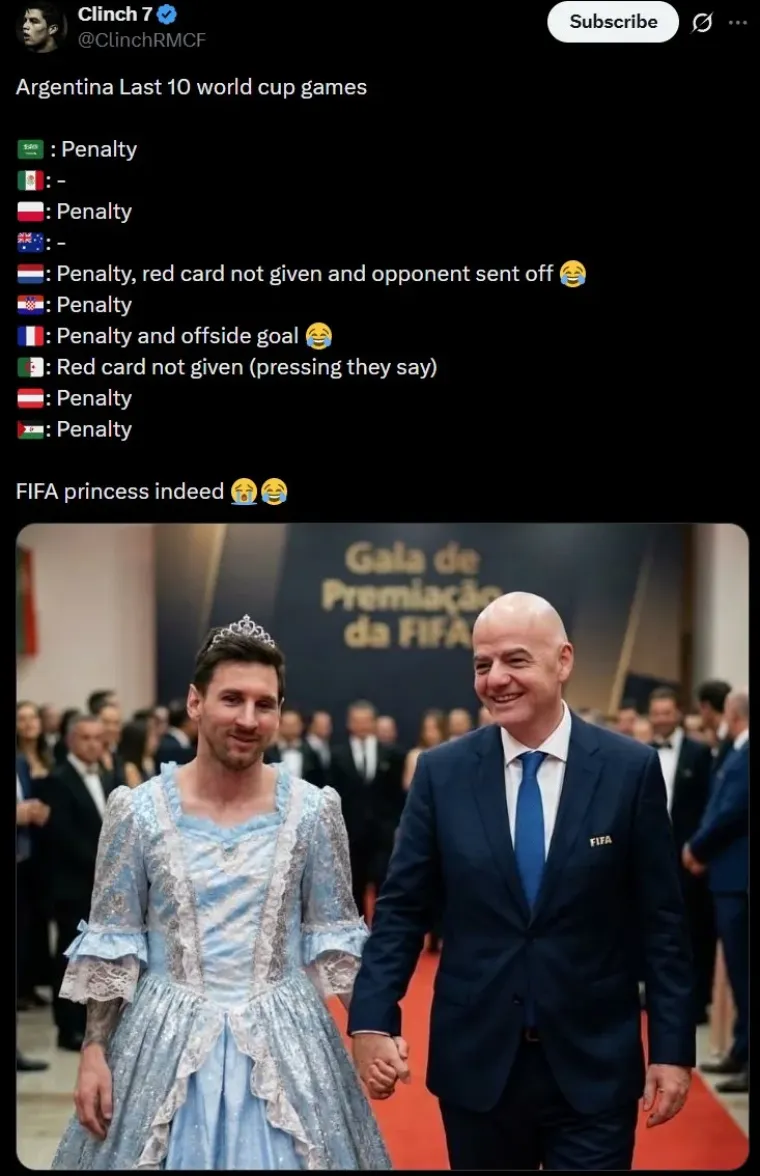 Jesu li Messi i Infantino najljep&scaron;i ljubavni par Svjetskog? Ekipa ih re&scaron;eta urnebesnim memovima
