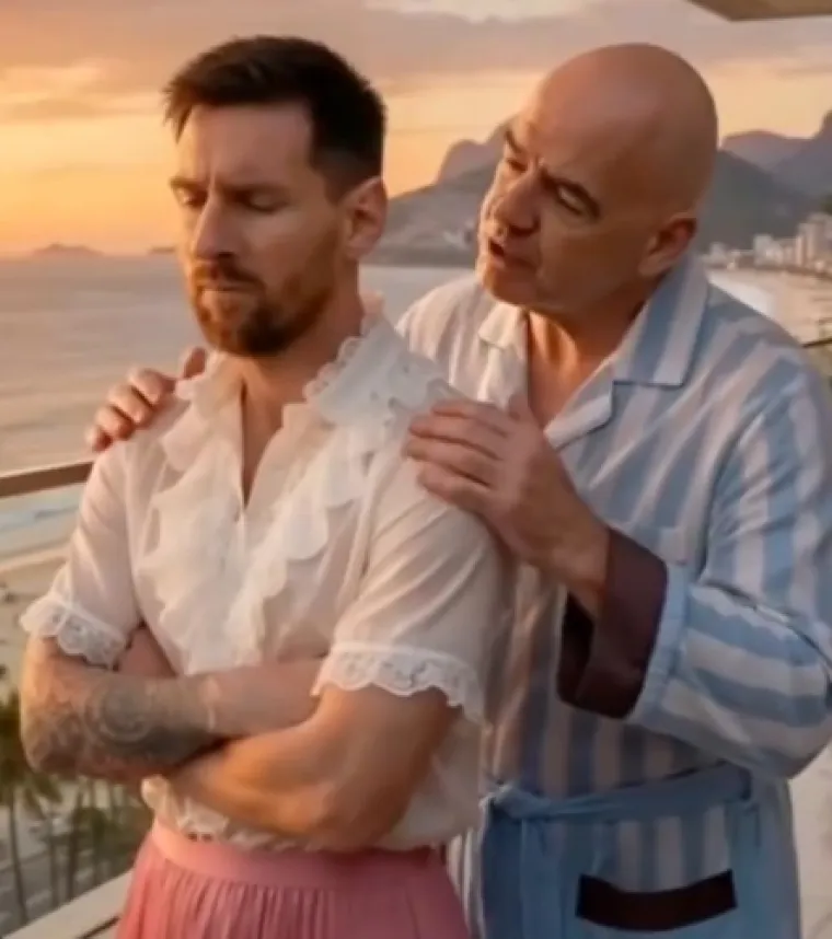 Jesu li Messi i Infantino najljep&scaron;i ljubavni par Svjetskog? Ekipa ih re&scaron;eta urnebesnim memovima