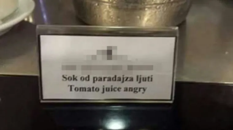 Izgubljeni u prijevodu: To &scaron;to na&scaron;i ugostitelji mogu napisati na cjenike nadma&scaron;uje sve komedije