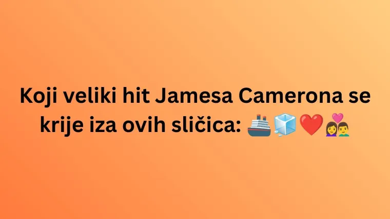 Samo ljubitelji kinematografije prepoznat će sve filmove po emojijima: Poku&scaron;aj rasturiti na kvizu