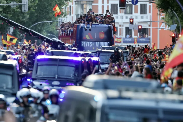 Potpuni kaos u Madridu: Pogledajte ludnicu na dočeku svjetskih prvaka