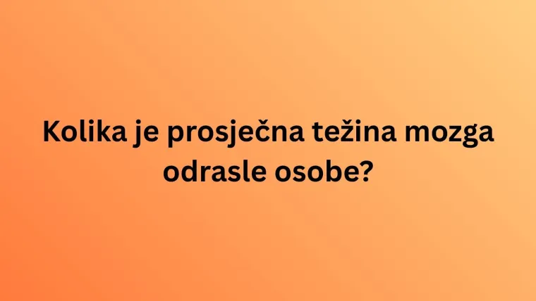 Obilježavamo Svjetski dan mozga: Doznaj u kvizu koliko zna&scaron; o organu ključnom za život
