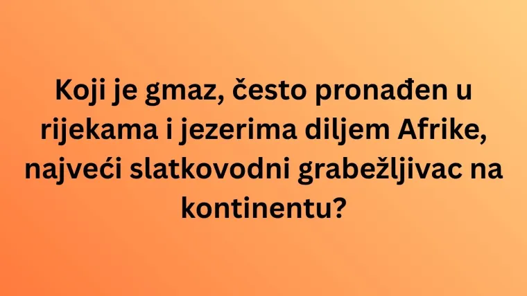 Koliko dobro poznaje&scaron; biljni i životinjski svijet Afrike? Dokaži na kvizu da ti nisu strani