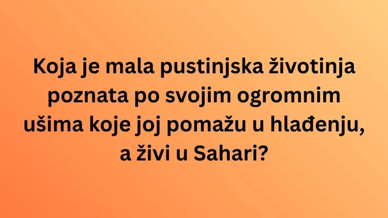 Koliko dobro poznaje&scaron; biljni i životinjski svijet Afrike? Dokaži na kvizu da ti nisu strani