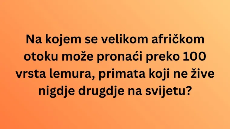Koliko dobro poznaje&scaron; biljni i životinjski svijet Afrike? Dokaži na kvizu da ti nisu strani