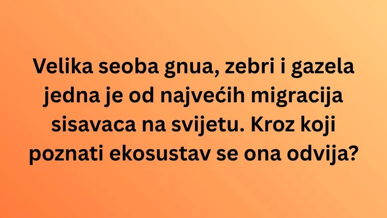 Koliko dobro poznaje&scaron; biljni i životinjski svijet Afrike? Dokaži na kvizu da ti nisu strani