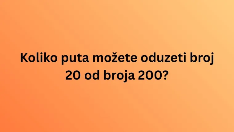 Samo oni s natprosječnim umom mogu rije&scaron;iti ovaj kviz bez gre&scaron;ke: Otkrij jesi li među njima