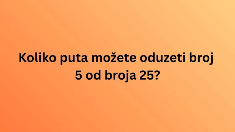 Upregni moždane vijuge i dokaži da zagonetke može&scaron; rije&scaron;iti kao od &scaron;ale: Pazi jer je kviz težak