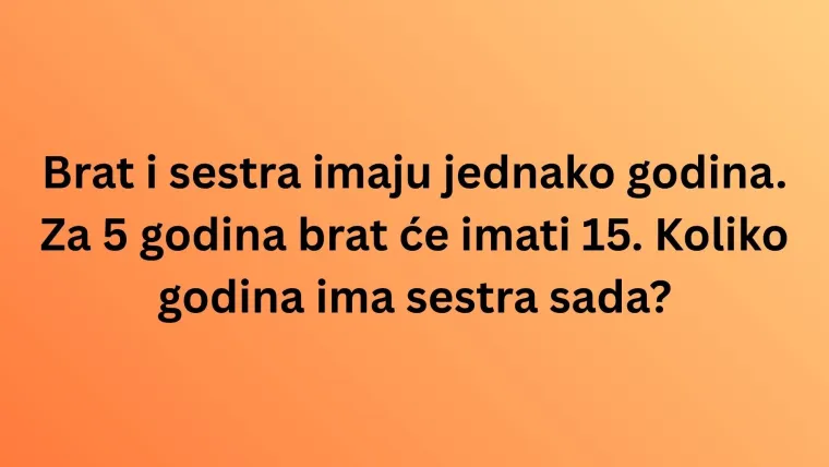Upregni moždane vijuge i dokaži da zagonetke može&scaron; rije&scaron;iti kao od &scaron;ale: Pazi jer je kviz težak