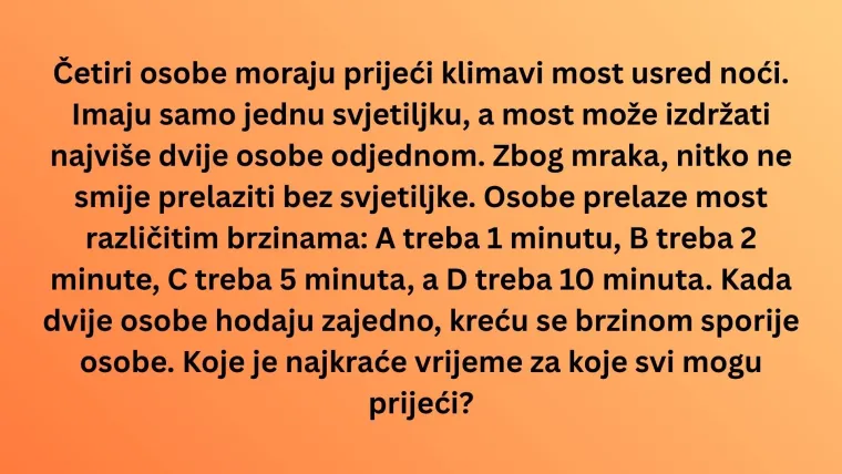 Upregni moždane vijuge i dokaži da zagonetke može&scaron; rije&scaron;iti kao od &scaron;ale: Pazi jer je kviz težak