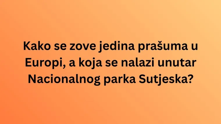 Zna&scaron; li i&scaron;ta o planinama, rijekama i gradovima BiH? Vrijeme je da nam to pokaže&scaron; na kvizu