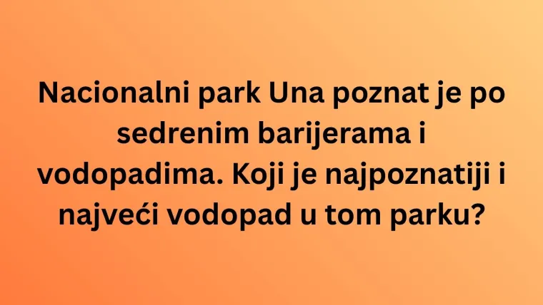 Zna&scaron; li i&scaron;ta o planinama, rijekama i gradovima BiH? Vrijeme je da nam to pokaže&scaron; na kvizu