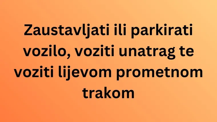 Ako na ovom kvizu o prometnim pravilima ostvari&scaron; sve točne odgovore, zaslužio si vozačku dozvolu
