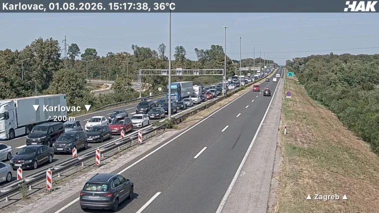 Pogledajte gdje su najveće gužve: Kolone na autocestama protežu se kilometrima