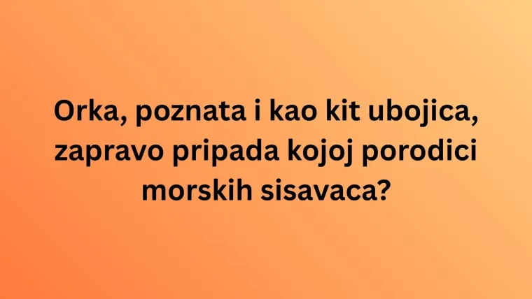 Koliko zna&scaron; o najpoznatijim životinjama svijeta? Poku&scaron;aj rasturiti na laganom kvizu