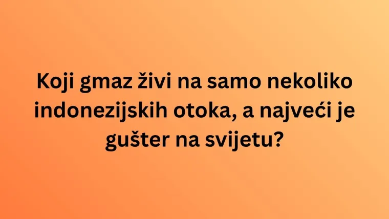 Koliko zna&scaron; o najpoznatijim životinjama svijeta? Poku&scaron;aj rasturiti na laganom kvizu