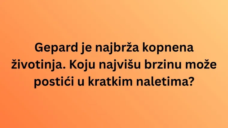 Koliko zna&scaron; o najpoznatijim životinjama svijeta? Poku&scaron;aj rasturiti na laganom kvizu