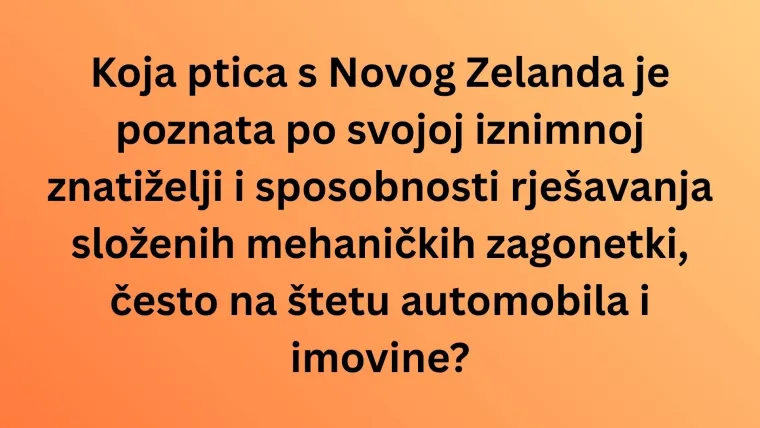 Koliko zna&scaron; o najinteligentnijim životinjama na svijetu? Poku&scaron;aj rasturiti na ovom te&scaron;kom kvizu