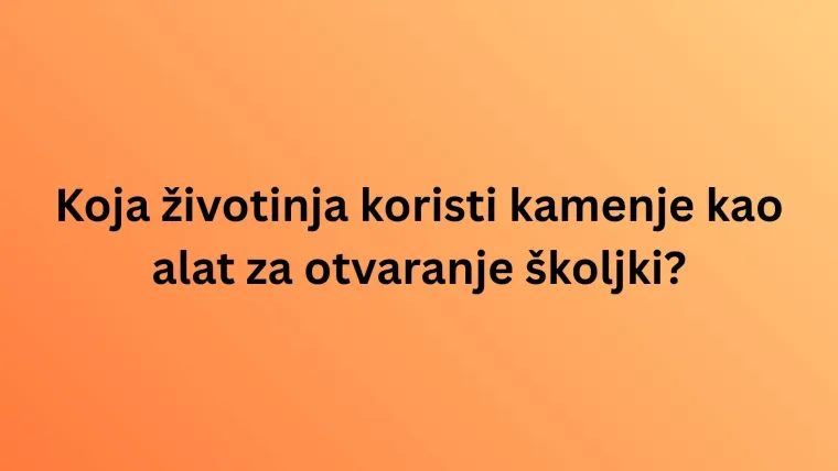 Koliko zna&scaron; o najinteligentnijim životinjama na svijetu? Poku&scaron;aj rasturiti na ovom te&scaron;kom kvizu