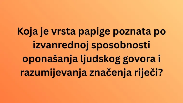 Koliko zna&scaron; o najinteligentnijim životinjama na svijetu? Poku&scaron;aj rasturiti na ovom te&scaron;kom kvizu