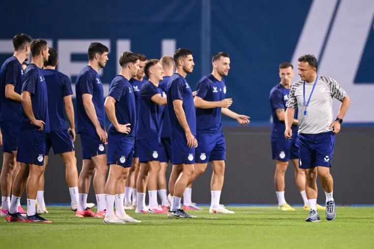 Dinamo odradio posljednji trening prije ključne utakmice, jedan detalj na Kovačeviću je znakovit