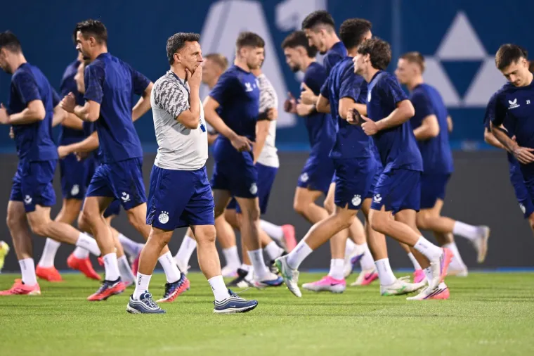 Dinamo odradio posljednji trening prije ključne utakmice, jedan detalj na Kovačeviću je znakovit