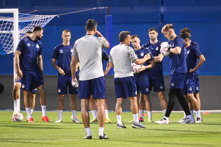 Dinamo odradio posljednji trening prije ključne utakmice, jedan detalj na Kovačeviću je znakovit