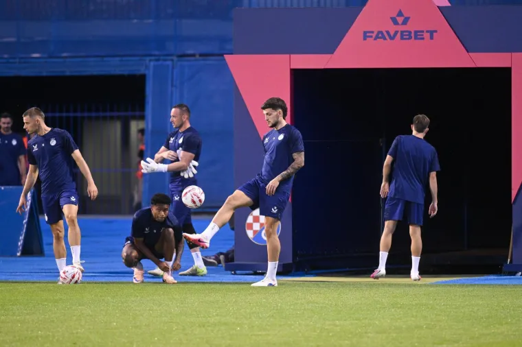 Dinamo odradio posljednji trening prije ključne utakmice, jedan detalj na Kovačeviću je znakovit