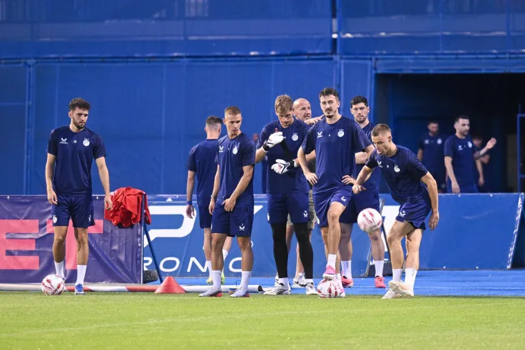 Dinamo odradio posljednji trening prije ključne utakmice, jedan detalj na Kovačeviću je znakovit