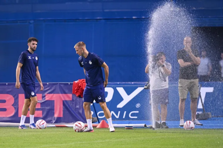 Dinamo odradio posljednji trening prije ključne utakmice, jedan detalj na Kovačeviću je znakovit