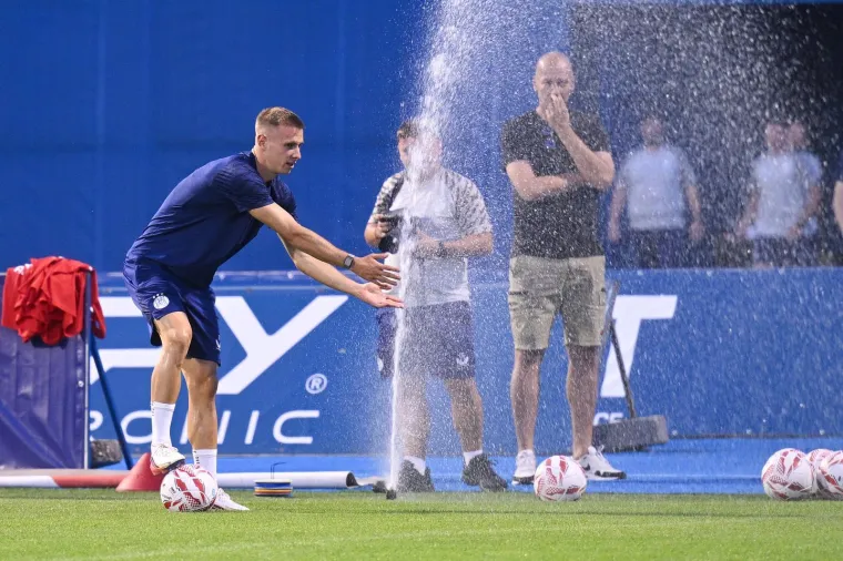 Dinamo odradio posljednji trening prije ključne utakmice, jedan detalj na Kovačeviću je znakovit