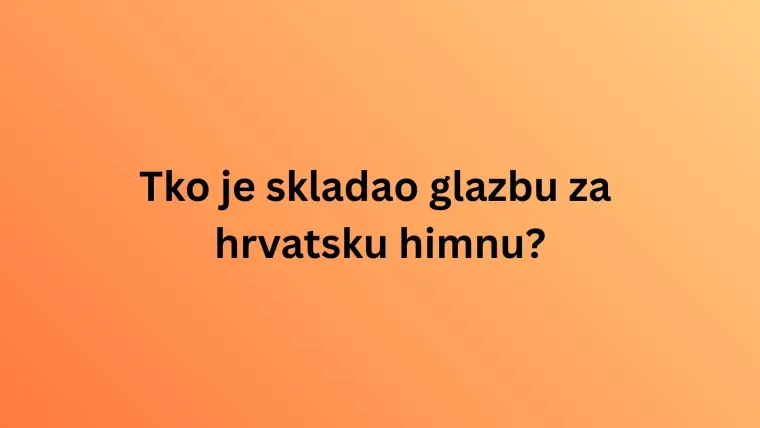 Poznaje&scaron; li hrvatske nacionalne simbole? Oku&scaron;aj se na kvizu i dokaži da su pitanja laka