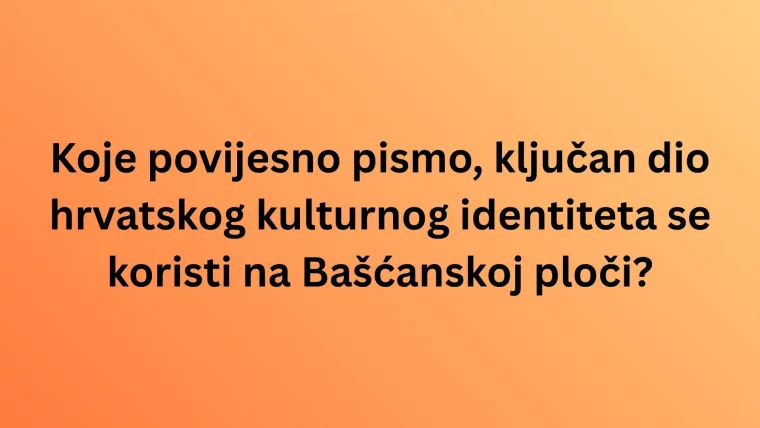 Poznaje&scaron; li hrvatske nacionalne simbole? Oku&scaron;aj se na kvizu i dokaži da su pitanja laka