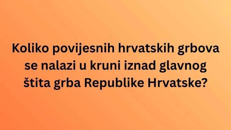 Poznaje&scaron; li hrvatske nacionalne simbole? Oku&scaron;aj se na kvizu i dokaži da su pitanja laka