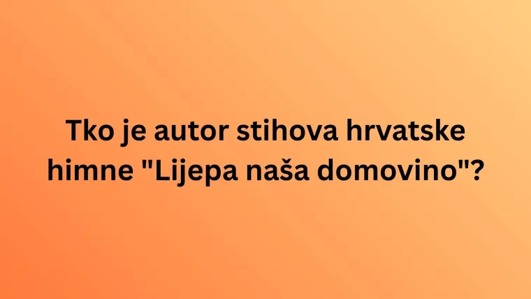 Poznaje&scaron; li hrvatske nacionalne simbole? Oku&scaron;aj se na kvizu i dokaži da su pitanja laka