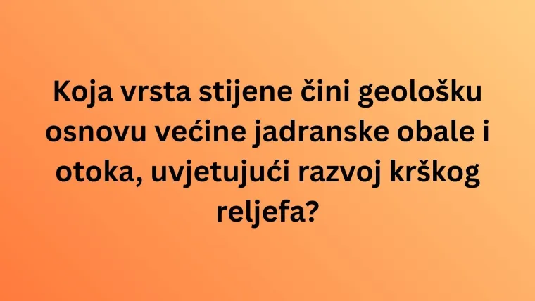 Zna&scaron; li barem ne&scaron;to o Jadranskom moru? Valjda se na ovom kvizu neće&scaron; utopiti u neznanju
